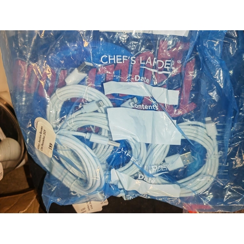 189 - 5 Unused Quality 2 Metre Iphone Lightning Cables