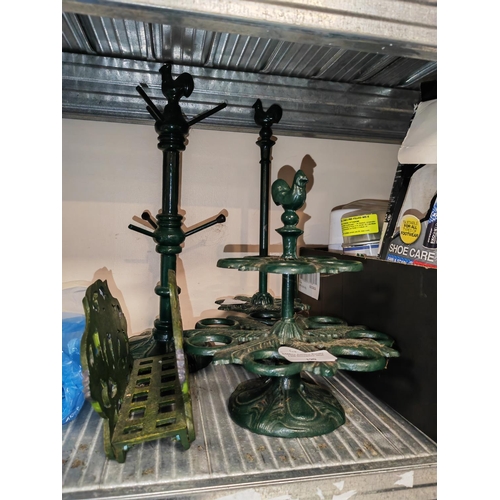 190 - 4 Cast Iron Kitchenware Items