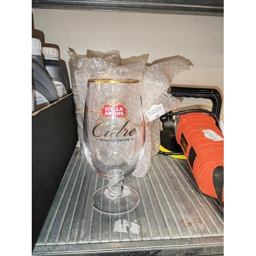 192 - 4 Stella Artois Cider Glasses