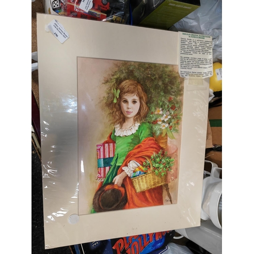 196 - Unmounted Original Watercolour By Patricia Brooks