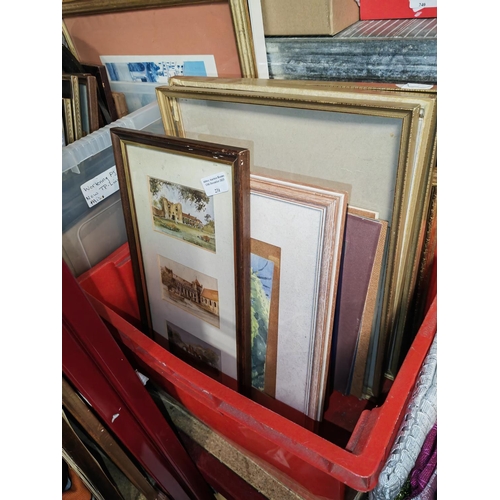 231 - Large Selection Of Pictures And Picture Frames