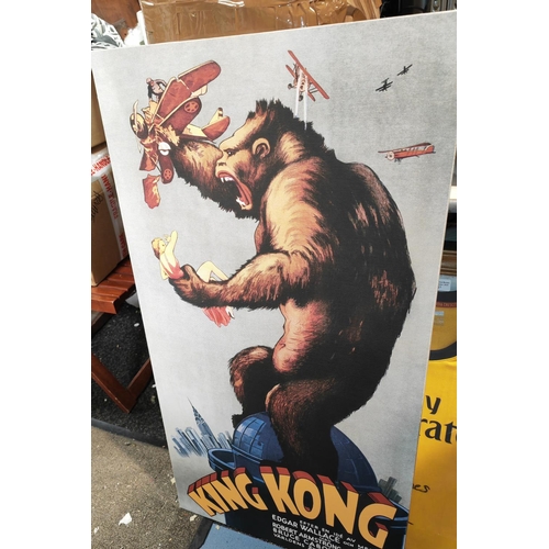 100 - King Kong Poster On Canvas