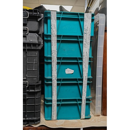71 - 10 Anixter Heavy Duty Storage Bins 12