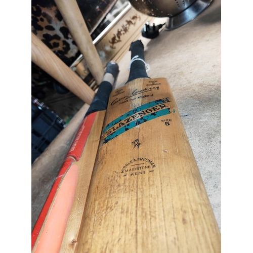 84 - 2 Crickets Bats One Colin Cowdry Other Ray Nicholson