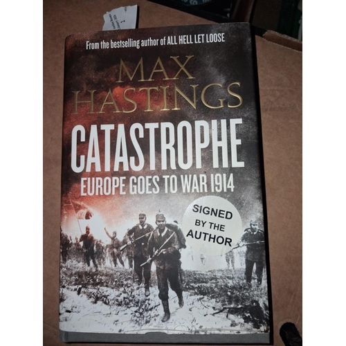 2 - War Book Called Catastrophe By Max Hastings Signed