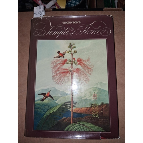 15 - Book Thorntons Temple Of Flora 1951 Edition Facsimile Reproduction, Flower Engravings, 12 Colour & 2... 