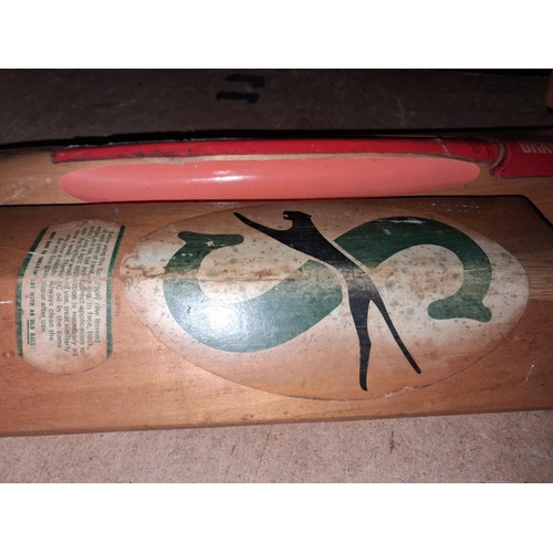 84 - 2 Crickets Bats One Colin Cowdry Other Ray Nicholson