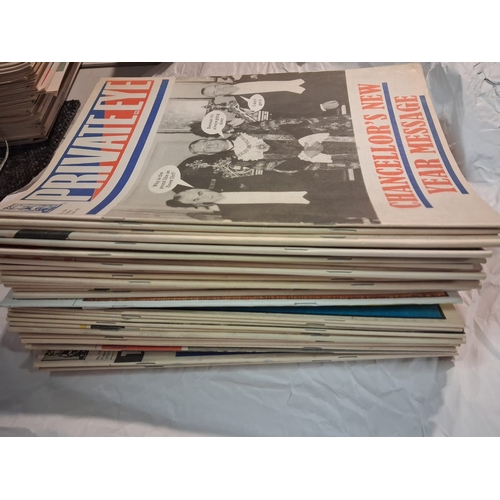 118 - Stack Of Private Eye Magazines 1991-1992