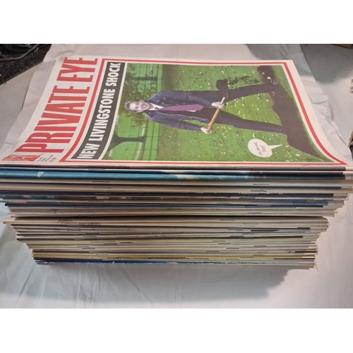 119 - Stack Of Private Eye Magazines 2000-2001