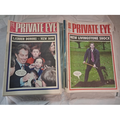 119 - Stack Of Private Eye Magazines 2000-2001