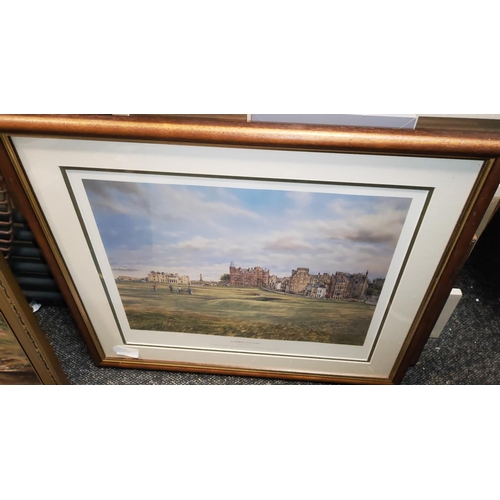 100 - Framed Print Of St Andrews Golf Course