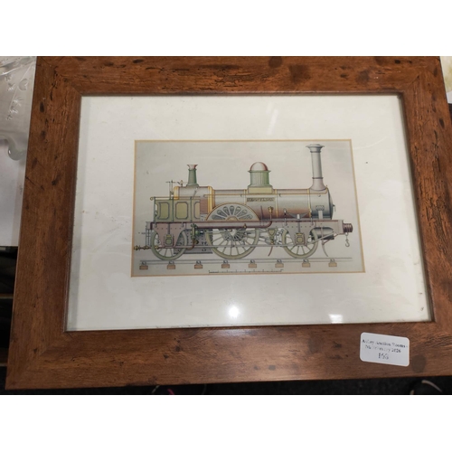 108 - Small Framed Print Of A Train
