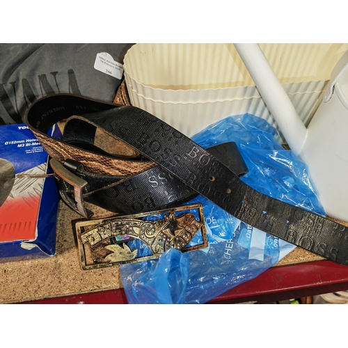 210 - Hugo Boss Belt And Just Cavelli Belt