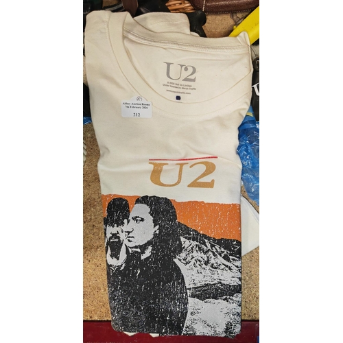 212 - U2 1987 Official T-Shirt Size Large