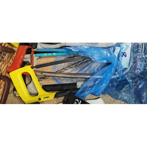 213 - 3 Large Hack Saws With New Blades