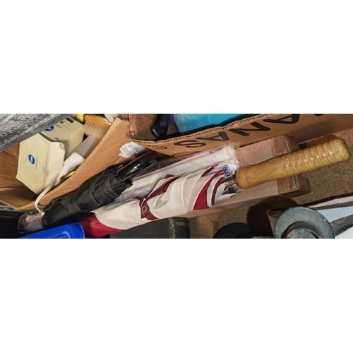 245 - Selection Of Items Including Umbrella'S, Hangers Etc