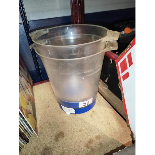 256 - 2 Light Up Wine/Champagne Ice Buckets