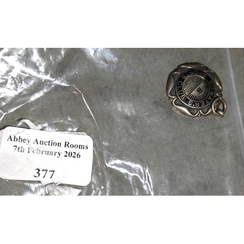 377 - Silver Shirt Competition Fob