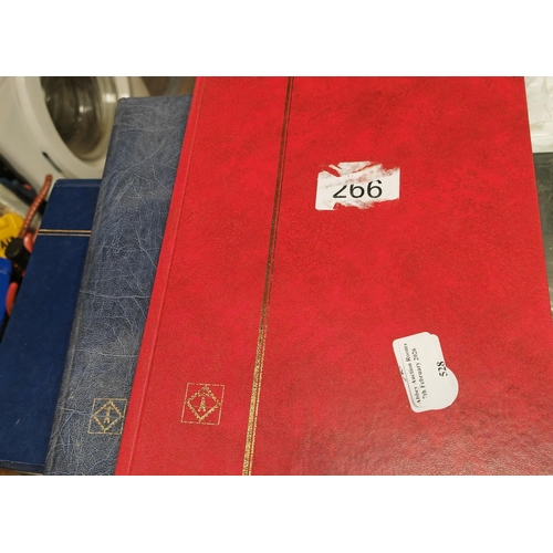 528 - 3 Empty Stamp Albums