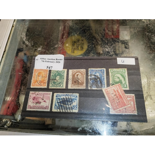 547 - Antique Newfoundland Stamps