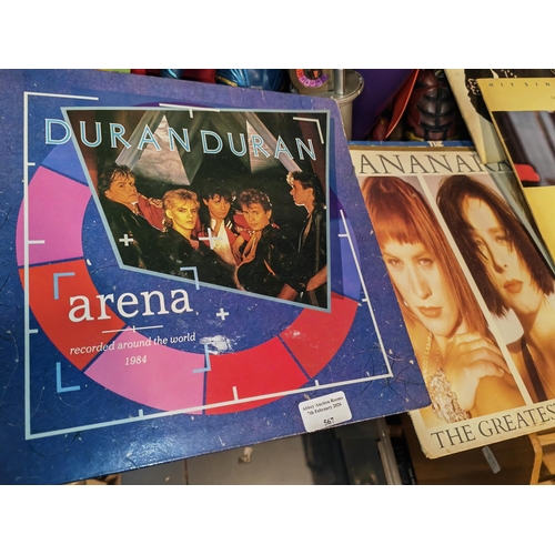 567 - Selection Of Lp Records Including Duran Duran, Bananarama Etc