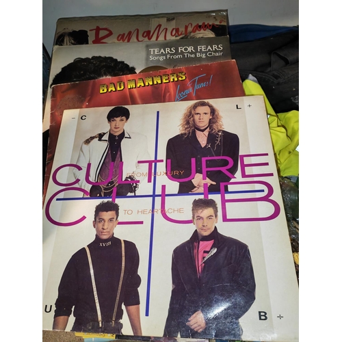 573 - Selection Of Lp Records Including Tears For Fears, Rolling Stones, Culture Club, Bananarama Etc