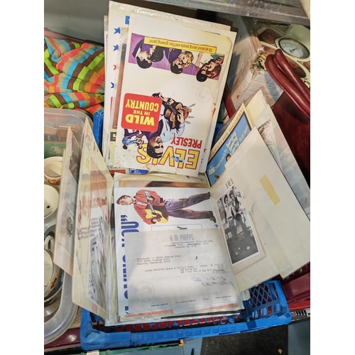 578 - Selection Of Elvis Presley Magazines With Reproduction Elvis Memorabilia