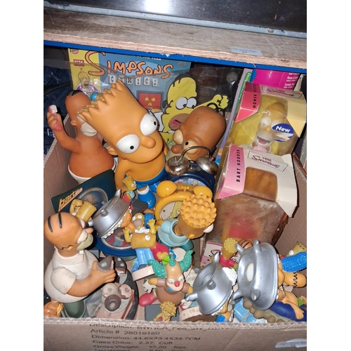 61 - Box Of Simpson Toys
