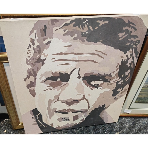 99 - Steve McQueen Large Canvas