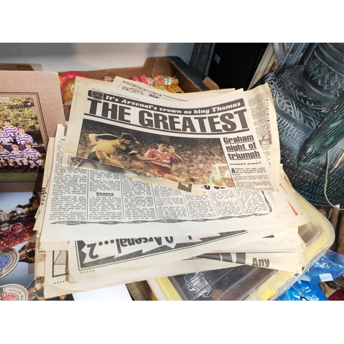 192 - Selection Of Sports Programmes And Brewery Advertising Items