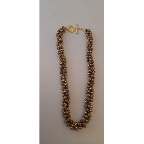 284 - Ted Baker Cluster Necklace With Original Bag