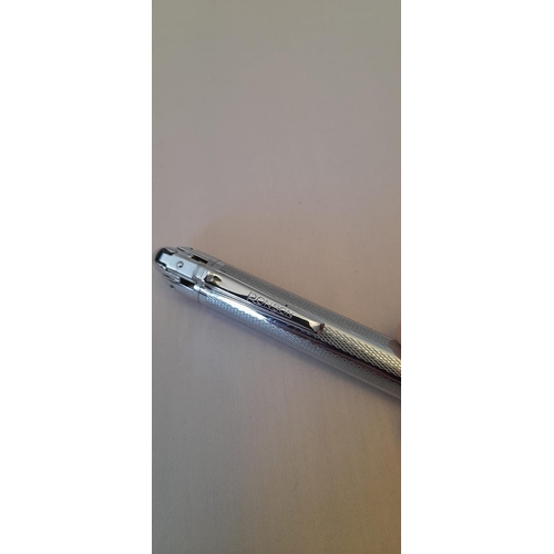 359 - Vintage Ronson Lighter, Mechanical Pencil, In Original Case Good Condition Chrome Plate, Made In Eng... 