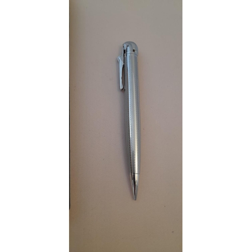 359 - Vintage Ronson Lighter, Mechanical Pencil, In Original Case Good Condition Chrome Plate, Made In Eng... 