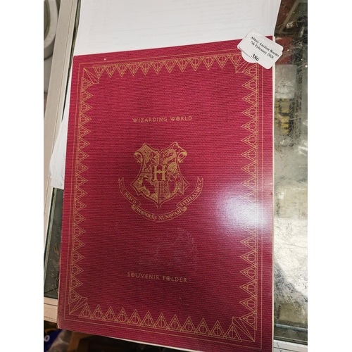 386 - Folder Of Wizarding World Harry Potter Large Pdq Cards