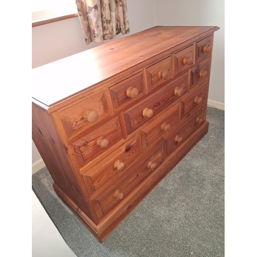 103 - Pine Multidrawer Chest Of Drawers (13 Drawers)