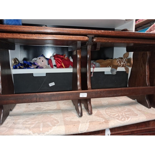 84 - Solid Wood Nest Of Tables 1 X 38