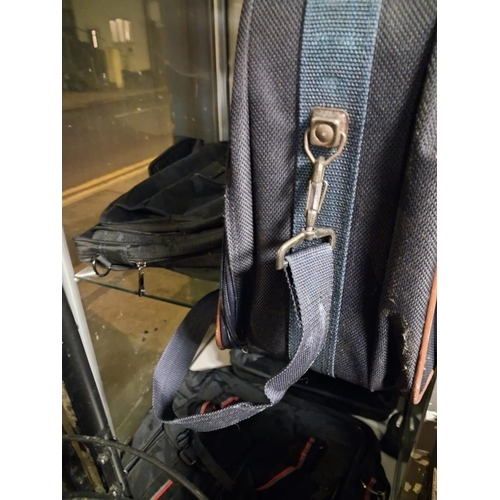 60 - Small Blue Child Hard Suitcase Plus Suitcase And Ruck Sack Etc