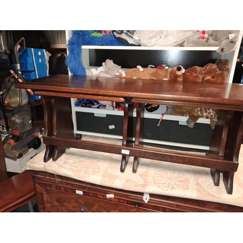 84 - Solid Wood Nest Of Tables 1 X 38