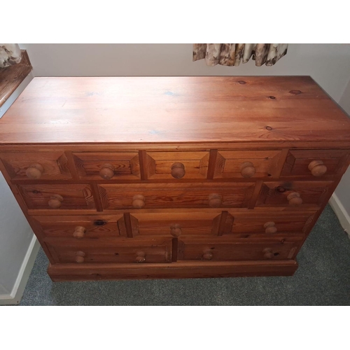 103 - Pine Multidrawer Chest Of Drawers (13 Drawers)