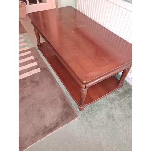 118 - Long Single Drawer Coffee Table