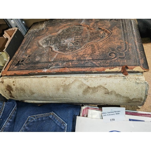 151 - 1878 Holy Bible In Need Of Repair