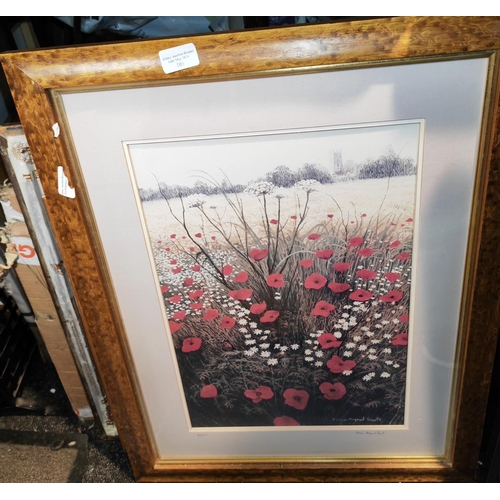 103 - Framed Print Of Poppy'S