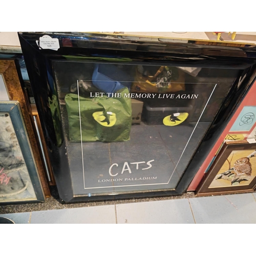 105 - Original Framed Cats Poster