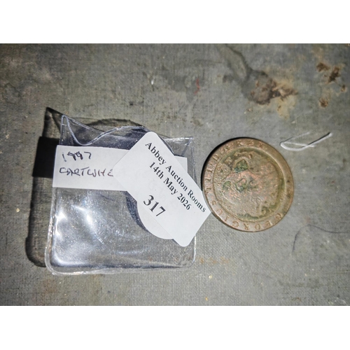 317 - 1797 Cartwheel Penny