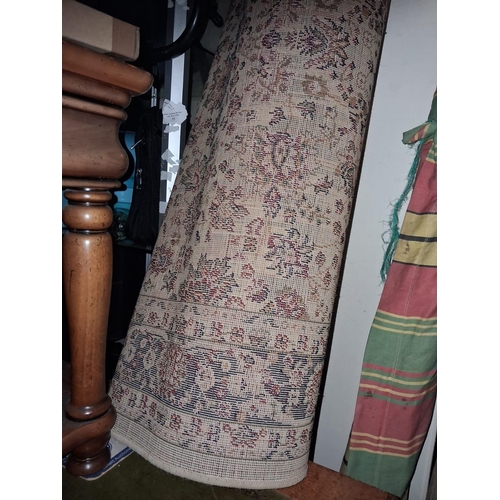 56 - Beige Patterned Rug