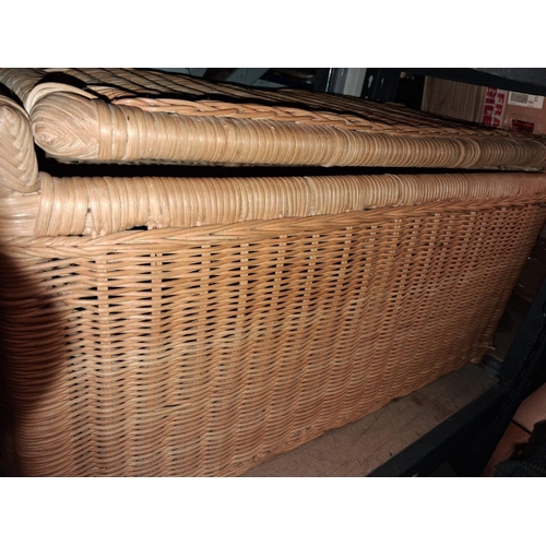 61 - 2 Wicker Baskets Some Damage