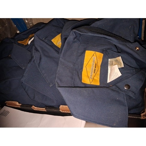 71 - Small Crate With 4 Pairs Of Short Sleeved Overalls