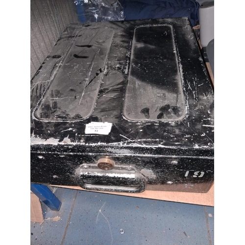 84 - Metal Storage Box With No Key
