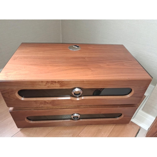 89 - Modern 2 Door Swivel Tv Cupboard