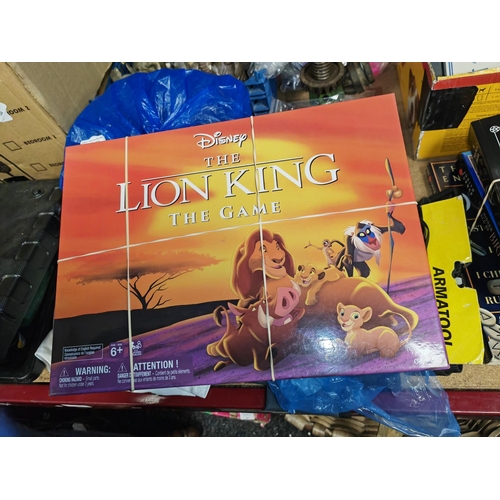 124 - 3 Board Games Lion King/Minions/Blockbusters